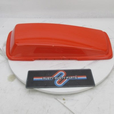 Harley Davidson OEM Left Side Saddlebag Lid Red Orange Touring 93-13 7