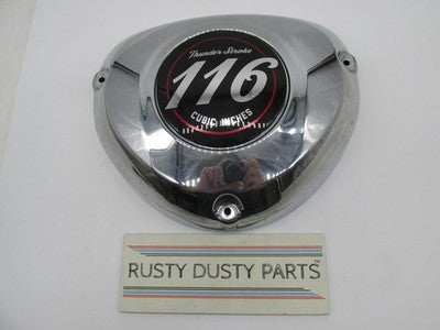 Indian Genuine OEM Chrome Thunder Stroke 116 Cubic Inches Air Cleaner