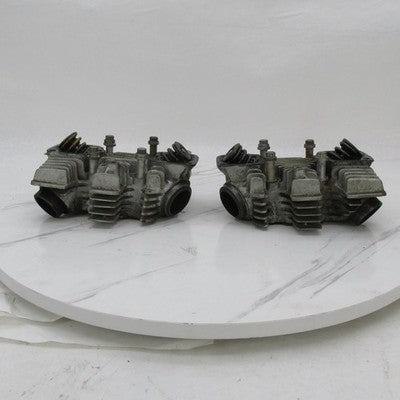Pair Harley OEM Front & Rear Cylinder Heads Ironhead Sportster 16681-5