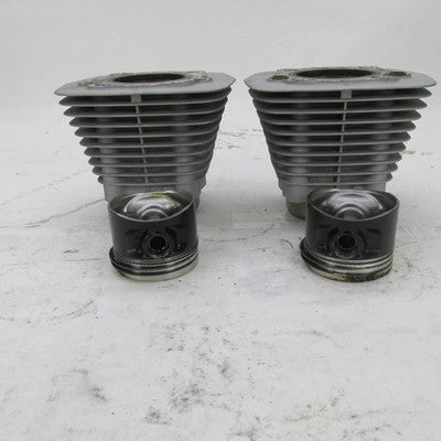 Pair of Harley OEM 86-03 Sportster 883 Silver Cylinder Jugs & Pistons
