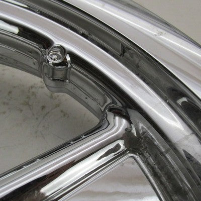 Alcoa Harley Detonator 3-Spoke Chrome Rear Wheel 16"x3" 1" Axle Softai