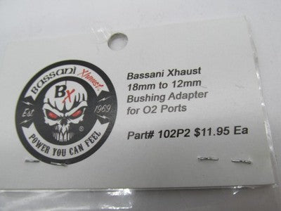 Bassani NOS 2 Pack 102P2 18mm-12mm Brushing Adapters for 02 Ports 1861