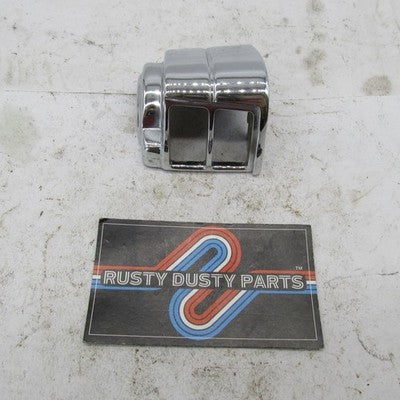 Harley Davidson NOS Chrome Upper Left Handlebar Switch Housing Pre-96