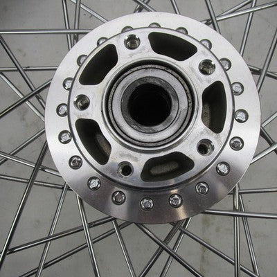 Harley Davidson Genuine Front Spoke Wheel Rim Dual Disk Blk 19x2.54