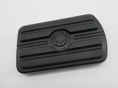 Harley Genuine OEM NOS Willie G Skull Large Brake Pedal Pad, Black 506