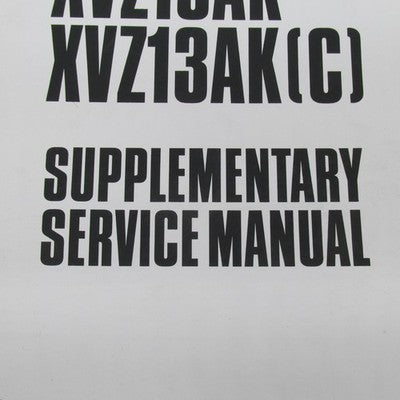 Yamaha XVZ13AK XVZ13AK(C) Supplementary Service Manual # LIT-11616-11-