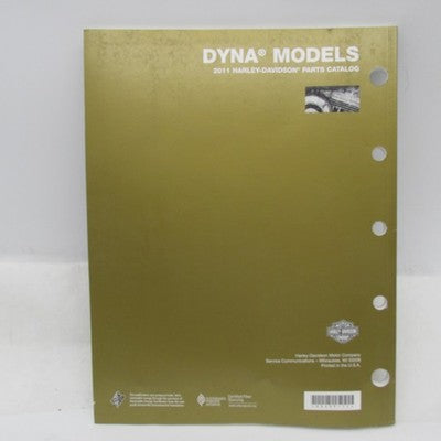 Harley-Davidson Official Factory 2011 Dyna Models Parts Catalog 99439-