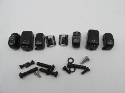 Mixed Lot of Harley Davidson Handlebar Switch Buttons and Hardware Scr