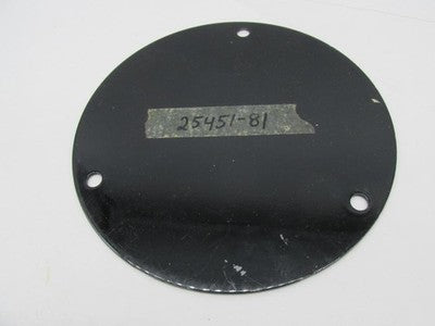 Harley Davidson Genuine Black 3 Hole Flat Derby Cover 70-98 25451-81