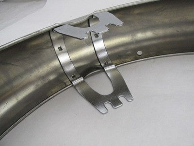 Benelli Cosmopolitan Genuine Vintage NOS Chrome Front Fender 366/1