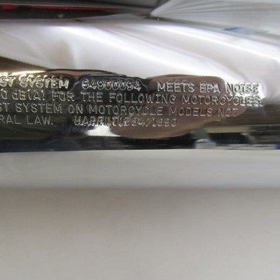Pair of Harley OEM Screamin Eagle Nightstick Slip-on Mufflers FLTRU 64