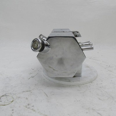 Vintage Chrome Hexagon Horseshoe Oil Tank Rigid Chopper Harley Triumph