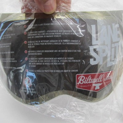Biltwell NWT Lane Splitter Gen2 Face Shield, Gold Mirror 1112-222 | 01