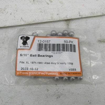 V-Twin OEM 5/16" Neck Clutch Ball Bearings Sportster XLH 1971-1983 12-