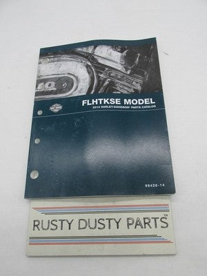 Harley Davidson Official Factory 2014 FLHTKSE Models Parts Catalog 994