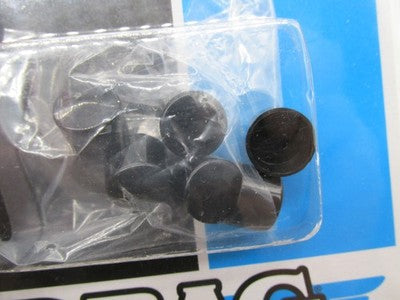 Drag Specialties NOS 6 Pack Black 5/16 in. Allen Head Bolt Covers - 24