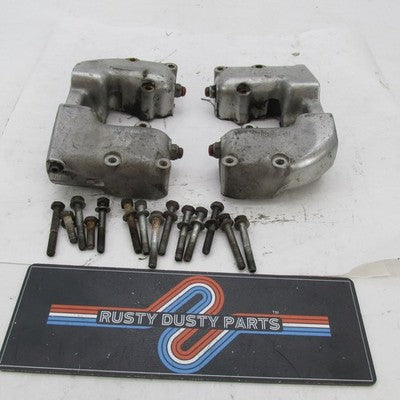 Pair of Harley OEM 71-85 Ironhead Sportster XL 1000 Rocker Box Covers