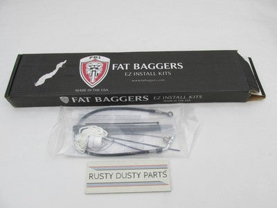 Fat Baggers NOS NIB Control Installation Kit +6" Black 0662-0830 10991