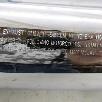 Pair of Harley Davidson OEM Stock V Rod VRSC Exhaust Mufflers 65153-01