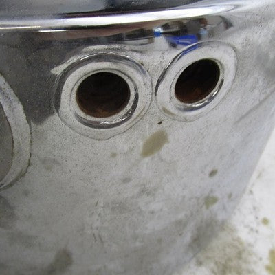 Harley Davidson OEM Chrome Horseshoe Engine Motor Oil Breather Tank 62