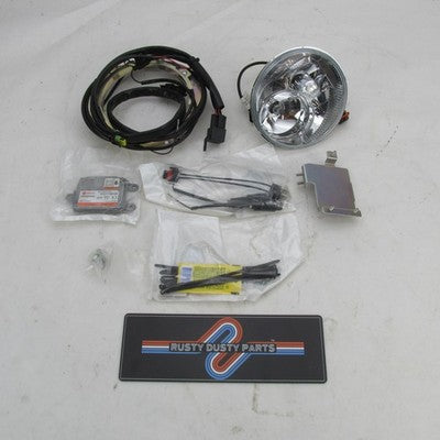 Harley Davidson Genuine NOS NIB Headlight 7" HID Dual Bulb Head Lamp 6