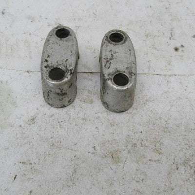 Pair of Triumph BSA Front Fork Leg Axle Caps