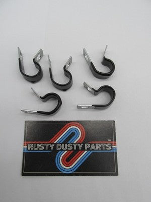Lot of 5 Harley Davidson Genuine NOS Brake Line Brake Hose Clamp 10053