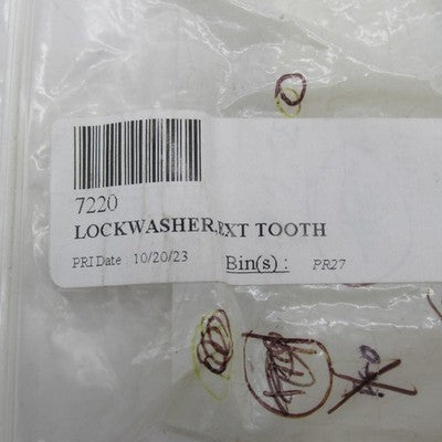 Lot of 100+ Harley-Davidson OEM NOS #10 External Tooth Lock Washers 72