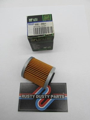 Hiflo Filtro Motorcycle Cartridge Oil Filter HF-651