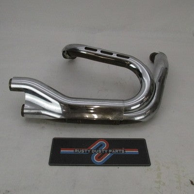 Harley OEM 12-17 Dyna FXDF FXDWG Catalytic Exhaust Headers w/ Shields