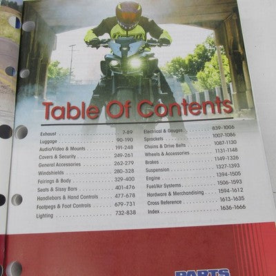 Parts Unlimited Official 2024 Street Parts Catalog 9901-3347