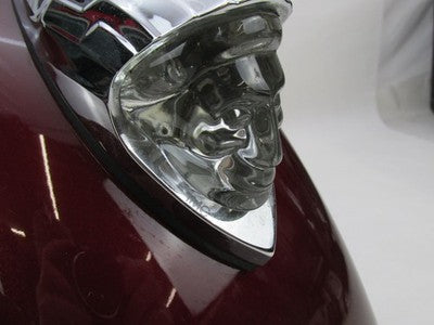 Indian Genuine OEM Front Fender Maroon Chrome Headlamp & Tips Accent 1