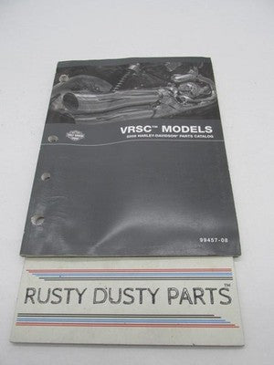 Harley-Davidson Official Factory 2008 VRSC Models Parts Catalog 99457-08