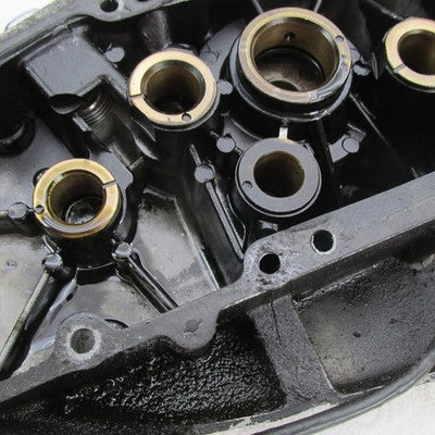 Harley OEM Ironhead Sportster Black Gearcase Cam Cover w/ Bolts 25200-