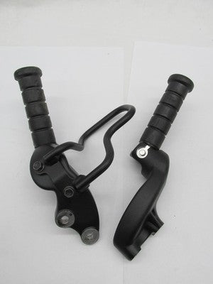 Set of Indian Genuine OEM Scout Sixty Bobber Black Passeneger Footpegs