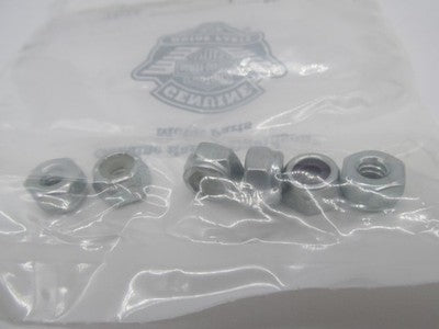 Lot of 6 Harley-Davidson OEM NOS Self-Locking Flexloc Hex Nuts 7624
