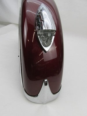 Indian Genuine OEM Front Fender Maroon Chrome Headlamp & Tips Accent 1