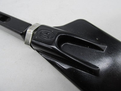 Harley-Davidson Left Side Black Slotted Stem Side Mirror