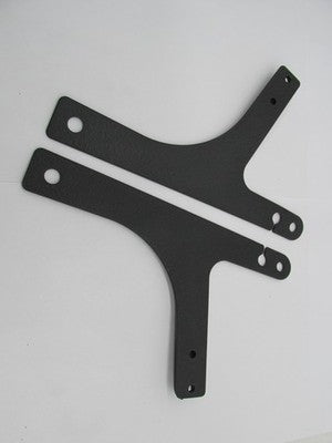 Harley Davidson Genuine NOS Pair Side Plate Kit Black Wrinkle Dyna 524