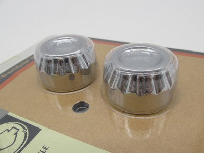 Harley-Davidson Genuine NOS VRSC V-Rod Chrome Fluted Axle Covers 43319