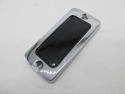 Harley Davidson Front Brake Master Cylinder Top Cover Chrome Smooth Black