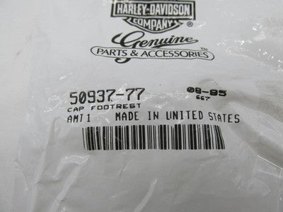 Harley-Davidson Genuine NOS Chrome Footrest Cap 50937-77