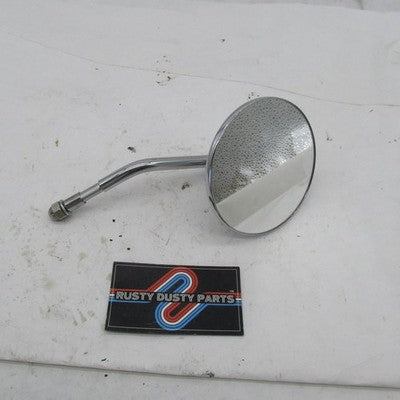 Moto Iron 3" Chrome Round Mirror w/ Stem Harley Sportster Dyna Chopper