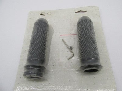 Performance Machine NOS Handlebar Grip Set Black Elite Cable 0063-2027