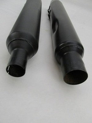 Harley Davidson Genuine Touring Stock Black Mufflers 64900765B 6490076
