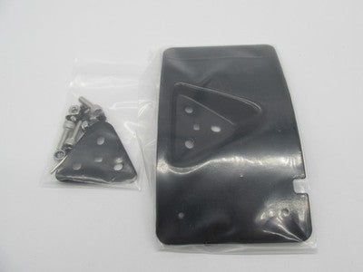 Custom Dynamics NOS Harley Radius Laydown Plate Frame Mount, Black 203