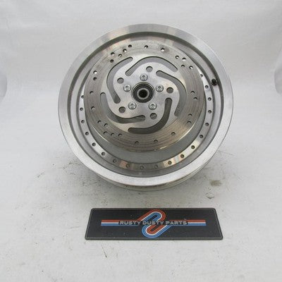 Harley Davidson OEM 16"x3" Rear Wheel Rim w/ Pulley & Brake Rotor 4105