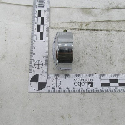 Pair of Harley OEM Chrome Rear Axle Front Nut Covers Dyna Softail 08-1