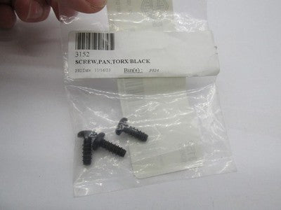 Lot of 3 Harley-Davidson OEM NOS Black Pan Head Torx Screws 3152