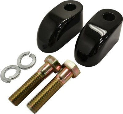 LA Choppers Handlebar Riser Pullback Extensions 1" Black LA-7416-01B